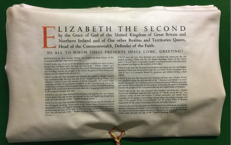 ESU receives Royal Charter in 1957