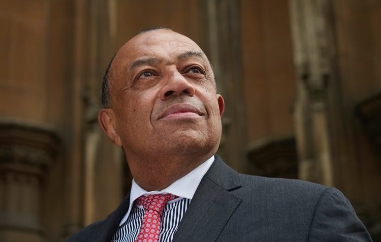 Paul Boateng posing for a picture