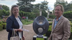 Camilla Carlbom Flynn with James Birch at Doddington Hall, Lincolnshire