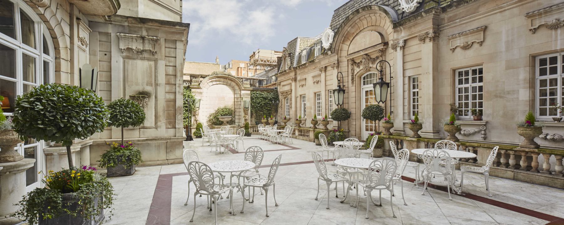 A picture of Dartmouth House outdoor terrace