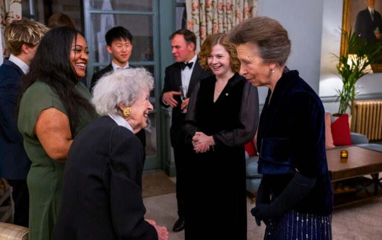 Her Royal highness the Princess Royal speaks to ESU alumni, staff and supporters